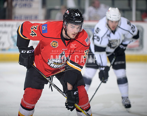 Brandon Baddock of the Adirondack Thunder